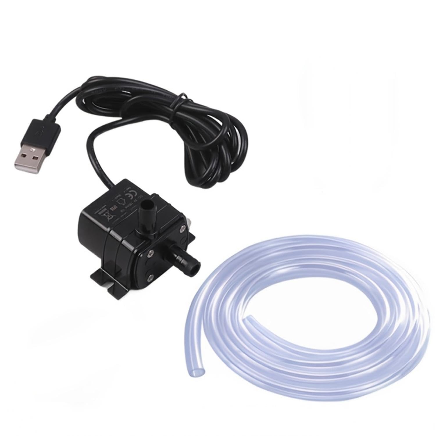 Amazon.co.jp: USB 5V 水中ポンプ 1W 130L/H 静音設計 噴水